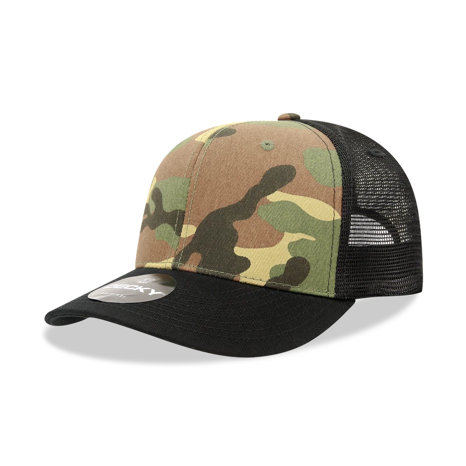 Gorra Trucker Decky Unisex 6 Paneles Perfil Medio Estructurado Camuflaje - 1054 Foto 1 de 1