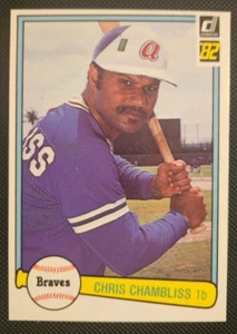 1982 Donruss #47 Chris Chambliss! Atlanta Braves - Picture 1 of 2