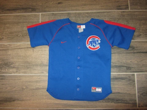 Chicago Cubs MLB Baseball Jersey Sewn Vintage Alfonso Soriano Youth Kids 6 Nike Cover