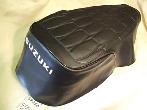 SUZUKI GT250 EARLY MODEL SEAT COVER & STRAP ONLY!BEST QUALITY - Picture 1 of 2