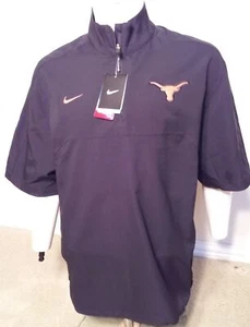 Nike Mens Black University of Texas Large Pull Over Golf Vest New With Tags - Picture 1 of 9