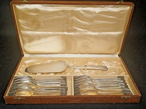 Ménagère 13 pièces Service à dessert métal argenté DIXI Membre Colin JOINVILLE - Picture 1 of 16