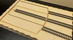 Model Display Baseboard. OO Gauge Slider Sector Plate. Modular Railway Traverser - Picture 1 of 7