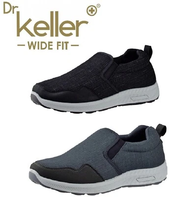 SCARPE DA GINNASTICA CASUAL DA UOMO DR KELLER TAGLIE FORTI IMBOTTITE COMFORT