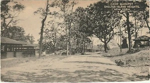 Vintage Camp New York Shelter Island Heights Posted 1943 Postcard - Picture 1 of 2