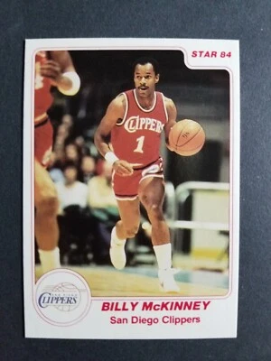 1983-84 Star BILLY MCKINNEY card # 128   [C2] - Image 1 of 2