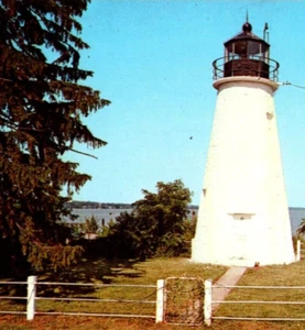 Concord Point Lighthouse Havre De Grace Maryland Chesapeake Bay Postcard 108499 - Picture 1 of 4