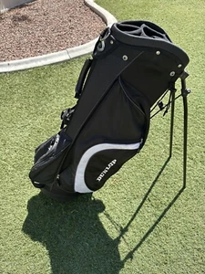 Dunlop Black& White Stand Golf Bag ⛳️ 7-Way Dividers With Bag Cover - Picture 1 of 9