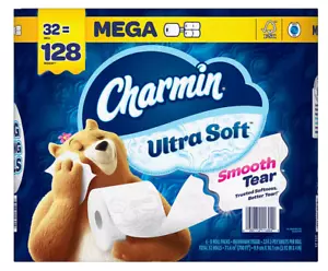 Charmin Ultra Soft Toilettenpapier, 32 Mega Rollen - Bild 1 von 4