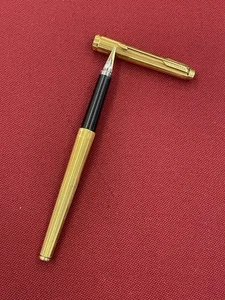 Stylo Plume PARKER  180 Vintage Plaque Or France  - Picture 1 of 18