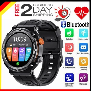 Für Xiaomi Android Smartwatch Herren Taktisch Militär Bluetooth Anruf Blutdruck - Bild 1 von 21