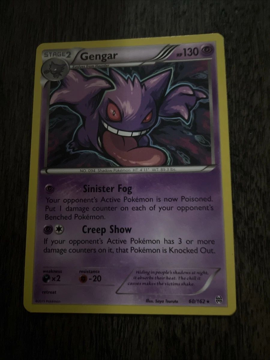 Gengar Pokémon TCG Breakthrough Rare Individual Collectible Card