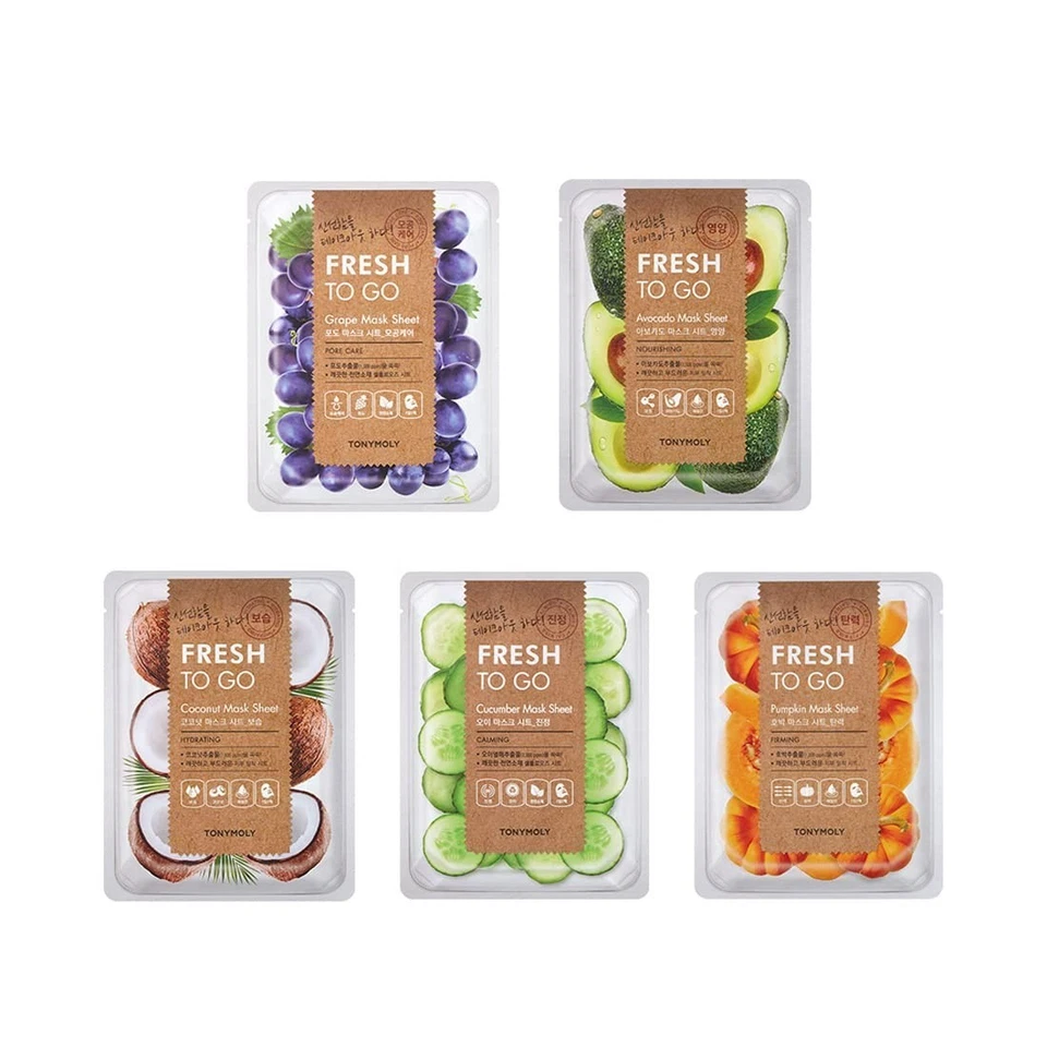 Tonymoly Fresh To Go Sheet Mask Set (Pack of 5) - Image 1 of 3