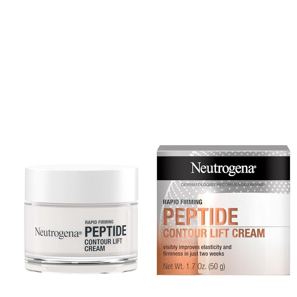Neutrogena Crema Reafirmante Rápida Péptido Levantamiento de Contorno 1.7 OZ Nueva en Caja Foto 1 de 4