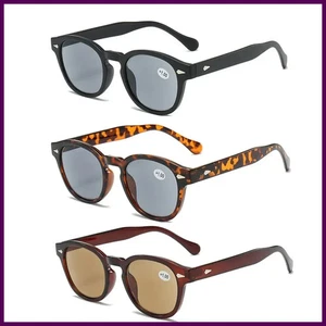 Unisex Gray Tea Lens Reading Glasses Men Women Fashion New Sunglasses with Plus - Picture 1 of 37