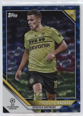 2021-22 Topps UCL Collection Blue Icy Foil /99 Thorgan Hazard #27 - Image 1 of 2