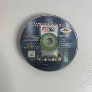 COREL PC100 System Board Drivers V7.5A WordPerfect Suite 8 Software Gamut MP3 - Picture 1 of 3