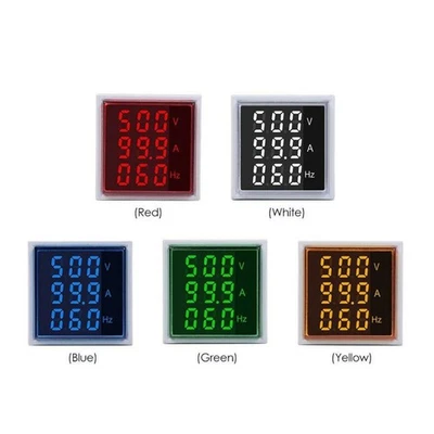 ✔️LED Digitalanzeige Voltmeter Amperemeter Spannung Strom Frequenz Tester Me - Bild 1 von 4