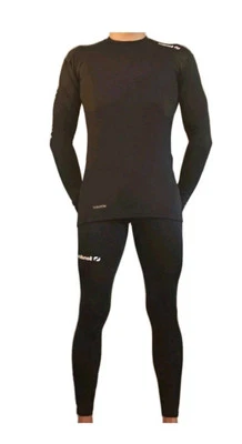 sondico base layer mens top & bottoms black (small) - Image 1 of 4