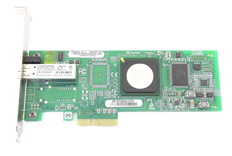 Dell  4GB FC Single Port PCI-E HBA Fibre Channel Card 0PF323 PF323 - Image 1 of 1