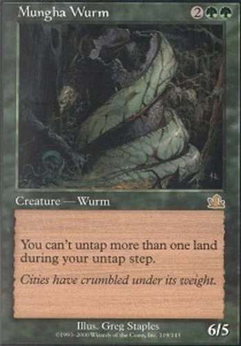 Mungha Wurm - Prophecy #119/143 MTG Magic The Gathering - Image 1 of 1