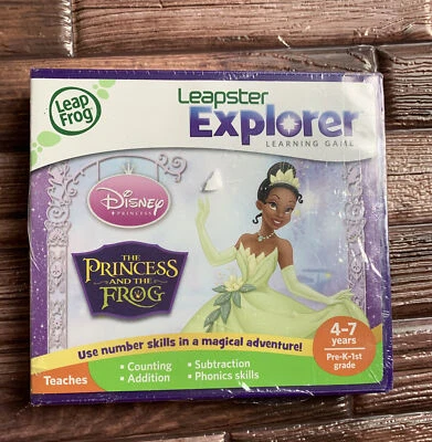 LeapFrog LeapPad Explorer: The Princess and the Frog LeapPad 1 2 3 GS Ultra NEW - Image 1 of 4