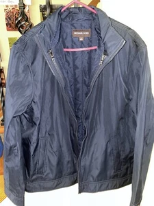 Mens Michael Kors 3-In-1 Navy Blue Jacket Zip Out Vest Coat Size XL - Picture 1 of 6