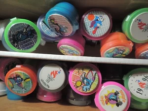 POGS MILK CAPS 4 SEALED VINTAGE 1996 CONTAINERS ATLANTA OLYMPICS IZZY THE MASCOT - Picture 1 of 4
