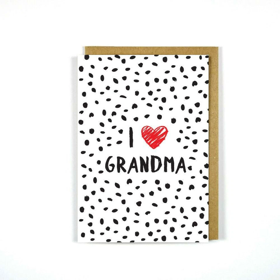 Greeting Card Mother's Day I Heart Grandma - Image 1 of 1