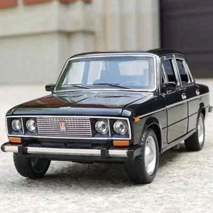 1:24 LADA Classic Car Alloy Car Model Diecast Toy Vehicle Pull Back Sound Light - Picture 1 of 27