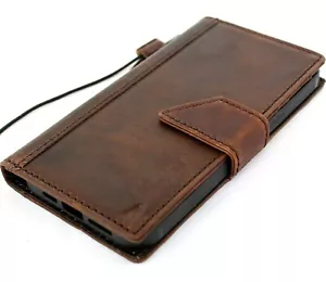 Genuine Leather Case For Apple iPhone 12 Pro Max Wallet Cover Book Vintage Jafo - Picture 1 of 8