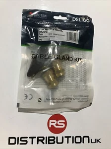 CW20S SWA Small 20mm Armoured Outdoor Cable Gland Pack Kit Steel Wire Pack Of 2 - Picture 1 of 2