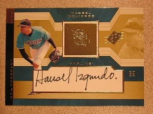 2002 UPPER DECK SPX PROSPECT #135 HANSEL IZQUIERDO AUTO SIGNED FLORIDA MARLINS - Picture 1 of 2