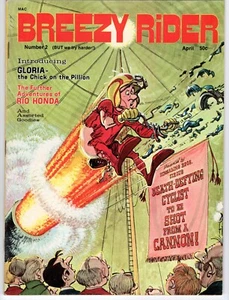 BREEZY RIDER #2 April 1971 Colony Publishing Magazine BIKER Motorcycle Humor - Picture 1 of 2
