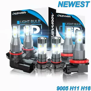 Para For Jeep Grand Cherokee 2011 2012 2013 LED faro alto bajo + luz antiniebla - Picture 1 of 21