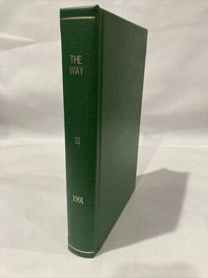 The Way Quarterly Review of Christian Spirituality HC Bound Volume 31 1991 (BM54 - Image 1 of 4