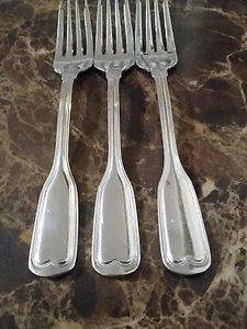 WALLACE 3 Salad Forks 18/10 Glossy Stainless Flatware WAS101 - Picture 1 of 8
