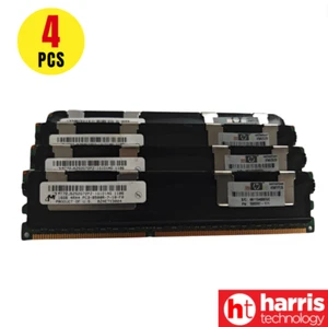 4 PK HP 16GB 4Rx4 PC3-8500 Memory Ram 500207-171 MT72JSZS2G72PZ - Picture 1 of 3