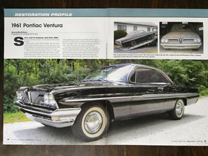 1961 Pontiac Ventura 6-Page Original Color Article - 222 - Picture 1 of 3