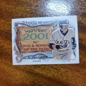 2022 Topps Allen & Ginter BS-18 Ichiro Seattle Mariners Baseballkarte - Bild 1 von 2