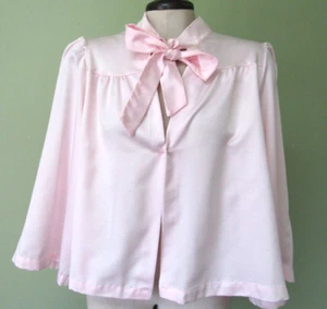 MISS ELAINE PINK BED JACKET / EXCELLENT CONDITION / MEDIUM - Picture 1 of 7
