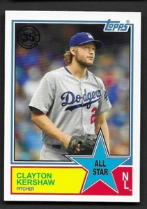 2018 Topps '83 All Stars #83AS12 Clayton Kershaw Los Angeles Dodgers - Picture 1 of 1