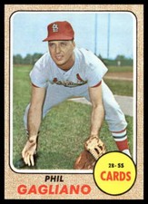 1968 Topps #479 Phil Gagliano St. Louis Cardinals High# NR-MINT SET BREAK!