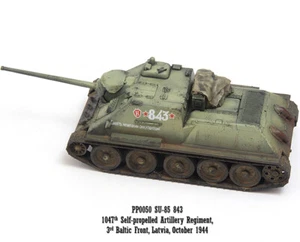 1/72 Su-85 Anti-Tank Vehicle 1944 Tank Model of The Baltic Third Front Army #843 - Picture 1 of 13