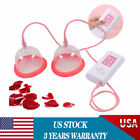 2x Electric B Cup Breast Pump Vacuum Suction Breast Enlarger Enhancer Equipment