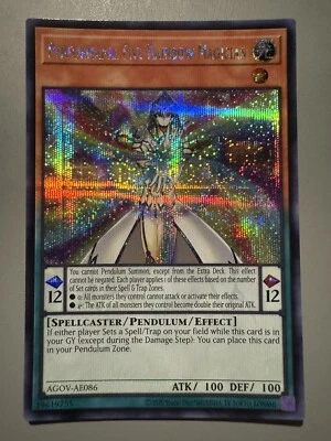 YUGIOH PERFORMAPAL FIVE-RAINBOW MAGICIAN ASIA ENGLISH AGOV-AE086 SECRET RARE - Image 1 of 3