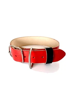 COLLAR PERRO CUERO AJUSTABLE 1,5 PULGADAS ANCHO Foto 1 de 3