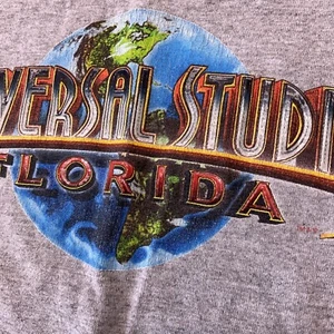 Vintage Universal Studios Tank Top Shirt Florida 90s Graphic Youth Kids Sz XL - Picture 1 of 6