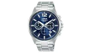 Lorus Men's Watch Stainless Steel Blue Dial Bracelet - Picture 1 of 3