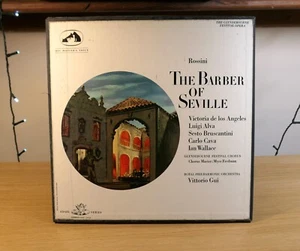 SAN 114-6 Rossini Barber Seville Victoria De Los Angeles 3LP NM 1st White Angel - Picture 1 of 4